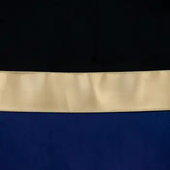 Black Gold and Blue Tufted Velvet Square Pillow