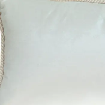 12" X 24" White Throw Pillow