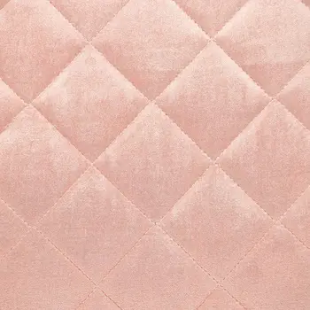 Tufted Diamond Pink Transitional Square Pillow