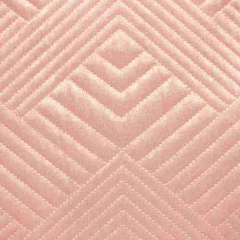 20" Pink Cotton Blend Throw Pillow