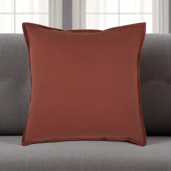 20" Paprika Cotton Throw Pillow