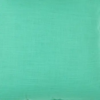 20" Aqua Cotton Throw Pillow