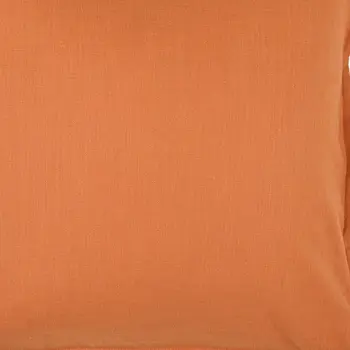20" Orange Cotton Throw Pillow