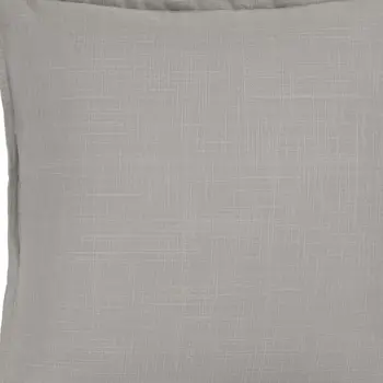20" Gray Cotton Throw Pillow