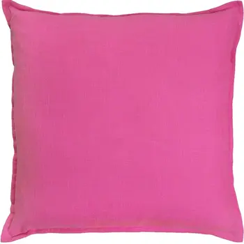 20" Hot Pink Cotton Throw Pillow