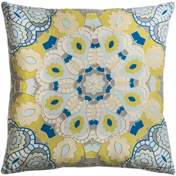 20" Mustard Cotton Throw Pillow