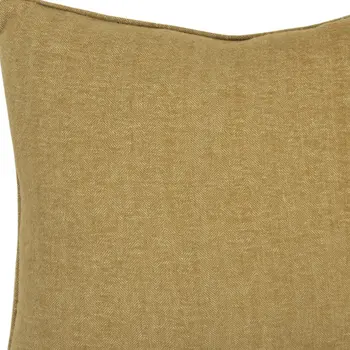 Gold Solid Classic Decorative Throw Pillow