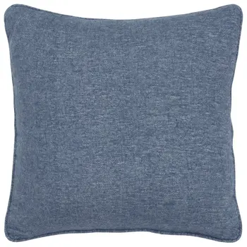 Blue Solid Classic Decorative Throw Pillow