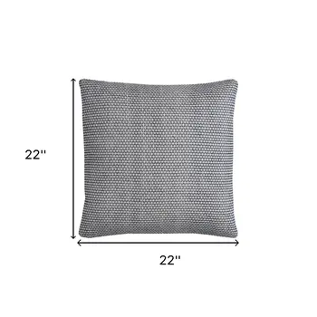 Indigo Ivory Scaled Diamond Pattern Throw Pillow