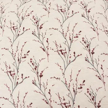 20" Berry Tiny Floral Buds Throw Pillow