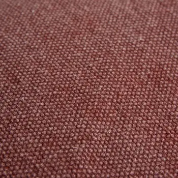22" Dark Red Cotton Velvet Throw Pillow