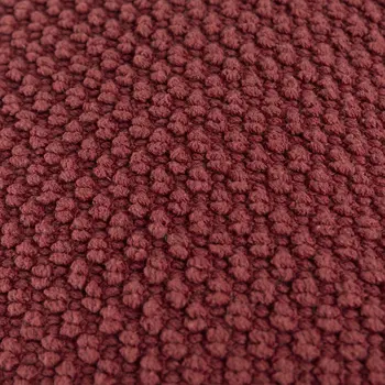 20" Merlot Cotton Throw Pillow with Nubby Texture