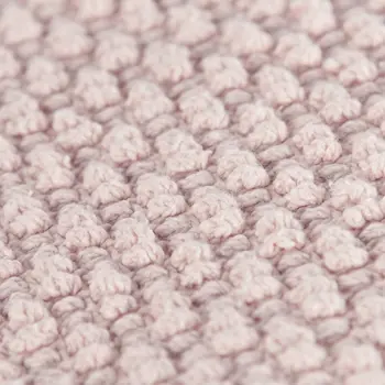 Blush Pink Nubby Textured Modern Throw Pillow