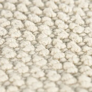 20" Natural Beige Nubby Textured Modern Throw Pillow