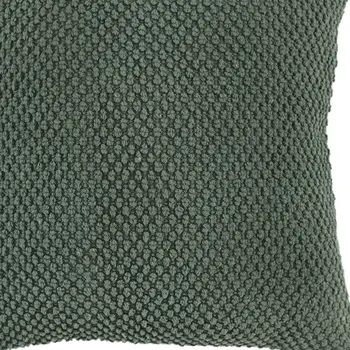 20" Olive Green Cotton Throw Pillow