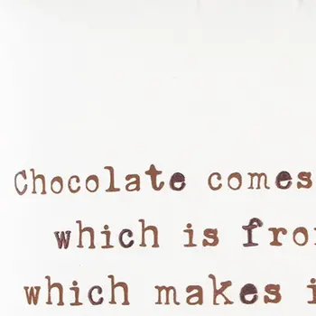Brown and White Chocolate Is A Salad Throw Pillow