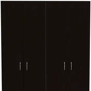 67" Black and White Single Drawer Combo Dresser