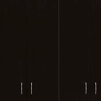 67" Black and White Single Drawer Combo Dresser