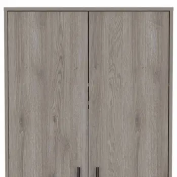 71" Light Gray Single Drawer Combo Dresser