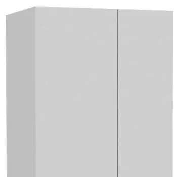 71" White Versatile Tall Pantry Cabinet with Five Shelves