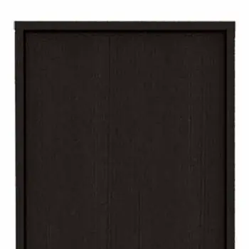 79" Modern Black Pantry Cabinet with Five Shelves