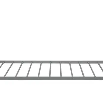Silver Twin Over Twin  Separable Bunk Bed