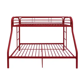 Red Twin Over Full Size Bunk Bed