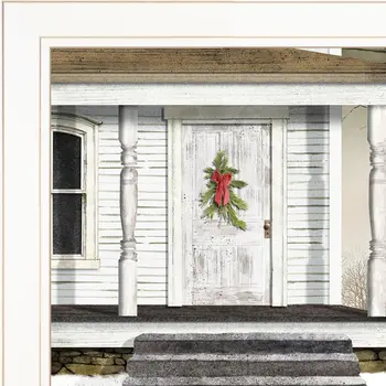Peace on Earth 2 White Framed Print Wall Art