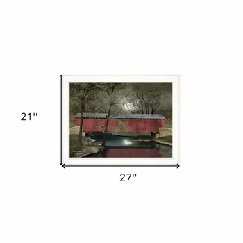 Warm Summers Eve 5 White Framed Print Wall Art