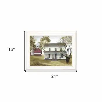 Summer Afternoon 2 White Framed Print Wall Art