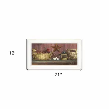 Rise and Shine 1 White Framed Print Wall Art