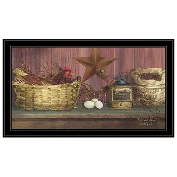 Rise and Shine 12 Black Framed Print Wall Art