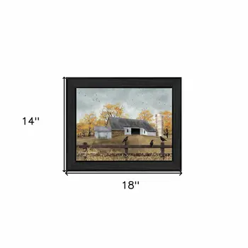 A Casual Conversation 2 Black Framed Print Wall Art