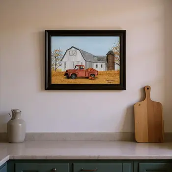 Pumpkin Harvest 2 Black Framed Print Kitchen Wall Art