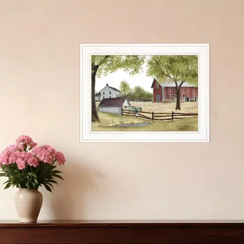 The Old Spring House 1 White Framed Print Wall Art