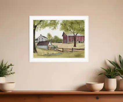 The Old Spring House 3 White Framed Print Wall Art