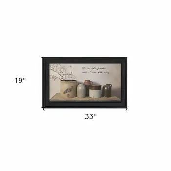 He is the Potter 4 Black Framed Print Wall Art