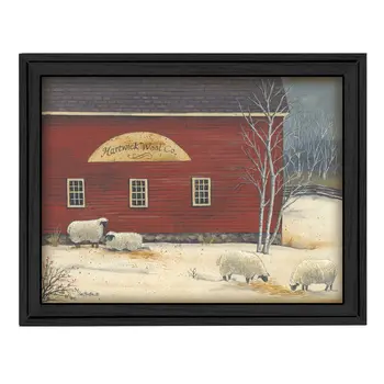 Hartwick Wool Co Black Framed Print Wall Art
