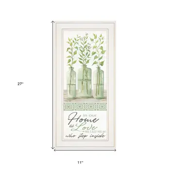 In Our Home 2 White Framed Print Wall Art