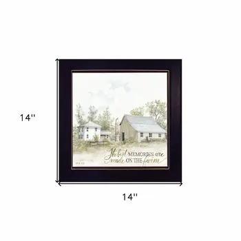 The Best Memories 1 Black Framed Print Wall Art