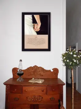 I Do 8 Black Framed Print Wall Art