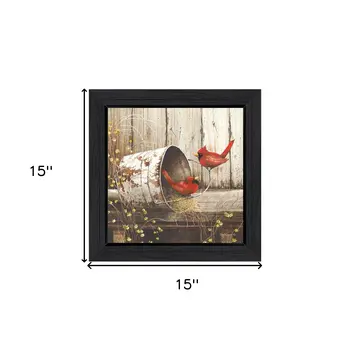 Playing Around 1 Black Framed Print Wall Art