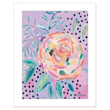 Master the Chaos 3 White Framed Print Wall Art