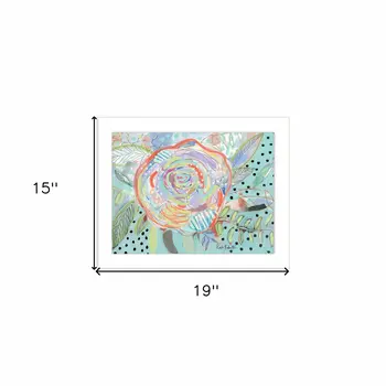 Bloom for Yourself 3 White Framed Print Wall Art