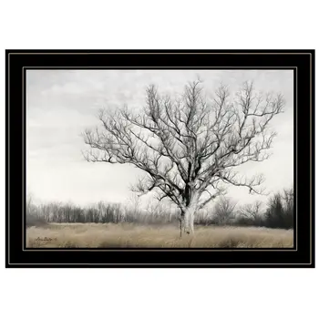 Earth and Sky 2 Black Framed Print Wall Art