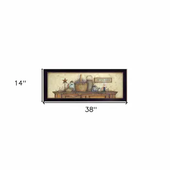 Live Life Simply Black Framed Print Wall Art