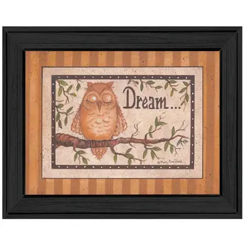 Dream 2 Black Framed Print Wall Art