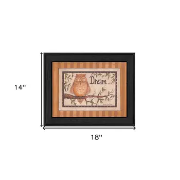 Dream 2 Black Framed Print Wall Art
