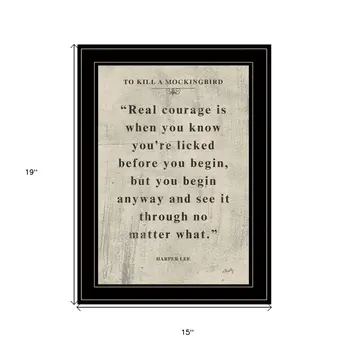 Book Quote VI 2 Black Framed Print Wall Art