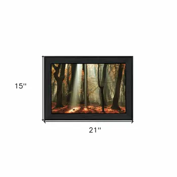 Beam Me Up Black Framed Print Wall Art